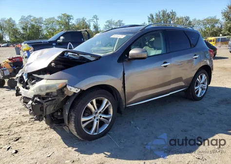 2009 Nissan Murano S from USA, damaged, VIN JN8AZ18W49W153634
